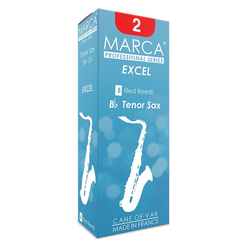 Marca Excel Reeds ~ 5 Pack ~ Tenor Sax ~ 2