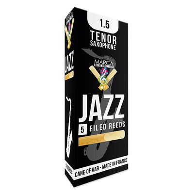 Marca Jazz Filed Reeds ~ 5 Pack ~ Tenor Sax ~ 1.5