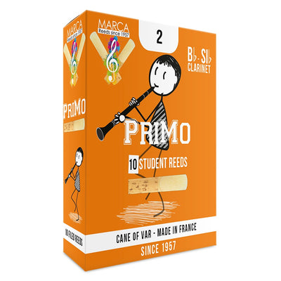 Marca PriMo Reeds ~ 10 Pack ~ Bb Clarinet ~ 2
