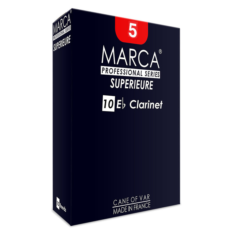 Marca Superieure Reeds ~ 10 Pack ~ Eb Clarinet ~ 5