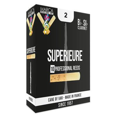 Marca Superieure Reeds ~ 10 Pack ~ Bb  Clarinet ~ 2