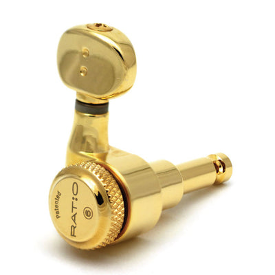 GraphTech Ratio Electric Locking 6 In-Line Classic 2 Pin Gold