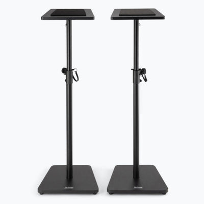 On-Stage Wood Monitor Stands ~ Pair ~ Black