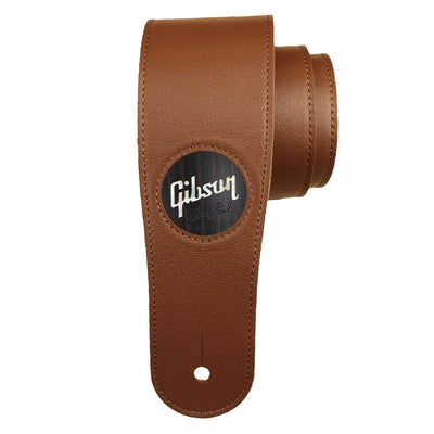Gibson® by Thalia Brown Guitar Strap ~ Black Ebony with Gibson® Pearl Logo