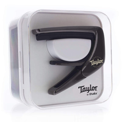 Taylor® by Thalia Black Chrome Capo ~ 600 Series Wings Fingerboard Marker Inlay