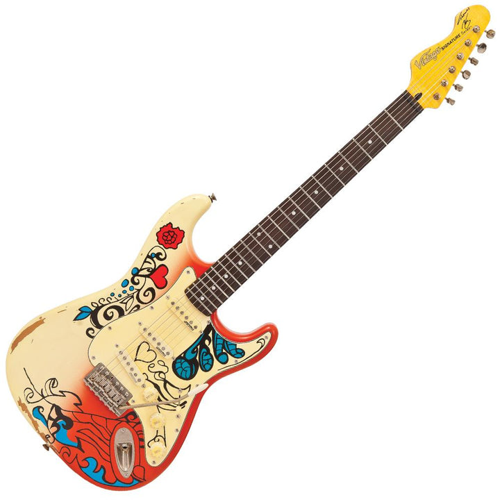 ま*ー様 Vintage V6 Thomas Blug Signature アノ Vintage V6 Thomas Blug Signature Electric Guitar ~ 'Summer