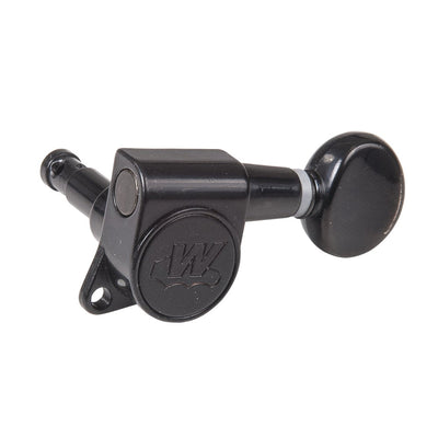 Wilkinson E-Z Lok Classic Mini Button Machineheads ~ Black