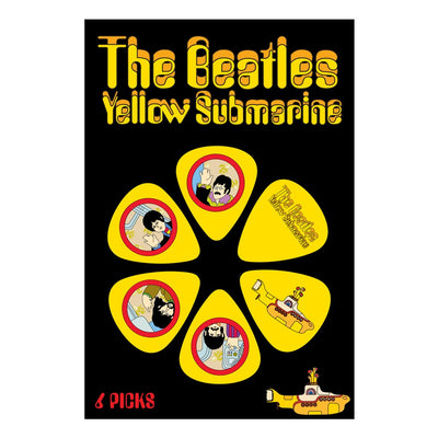 The Beatles Yellow Submarine Picks ~ Yellow